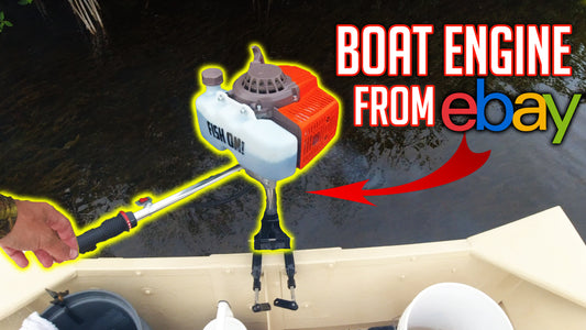 $200 eBay outboard motor {2.8hp Air Cooled} Unboxing, Assembly & Testing