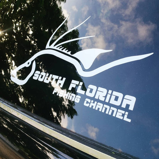 South Florida Fishing Channel Hogfish Vinyl Decal Sticker for Boat, Truck and Cooler