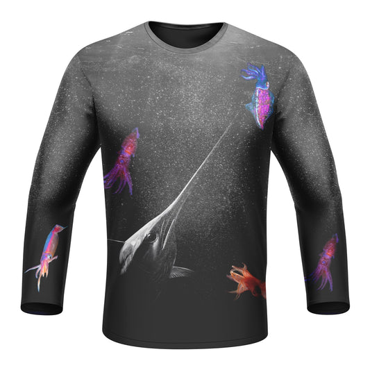 Night Time Swordfish UV Performance Fishing Shirt - South Florida Fishing Channel