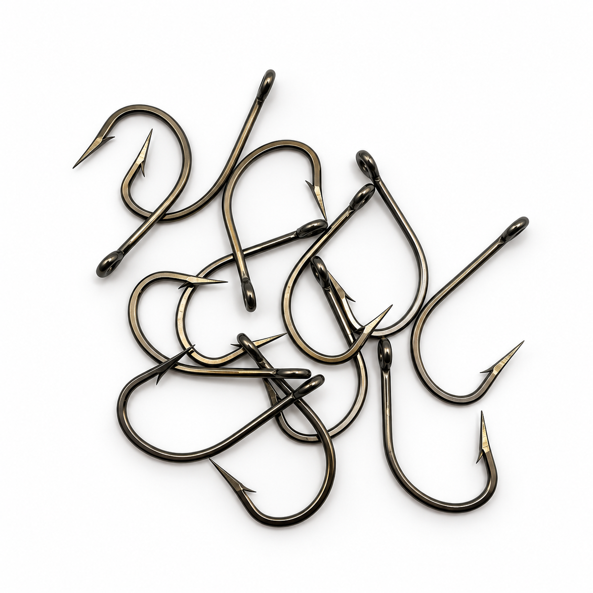 2/0 Live Bait J Hook Mustad (12pk)
