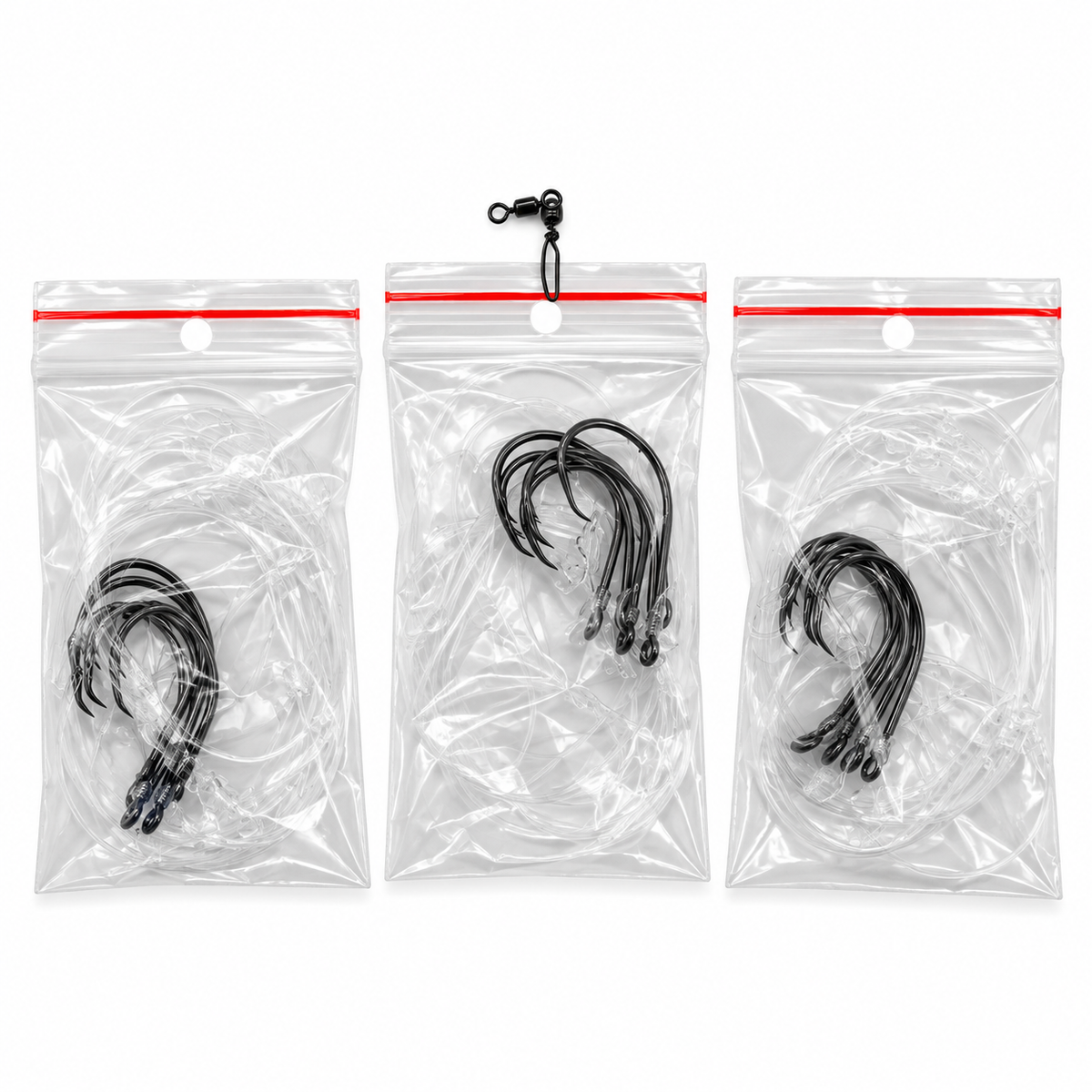 3-pack of multi-hook deep drop chicken rigs for tilefish, snowy grouper and barrelfish