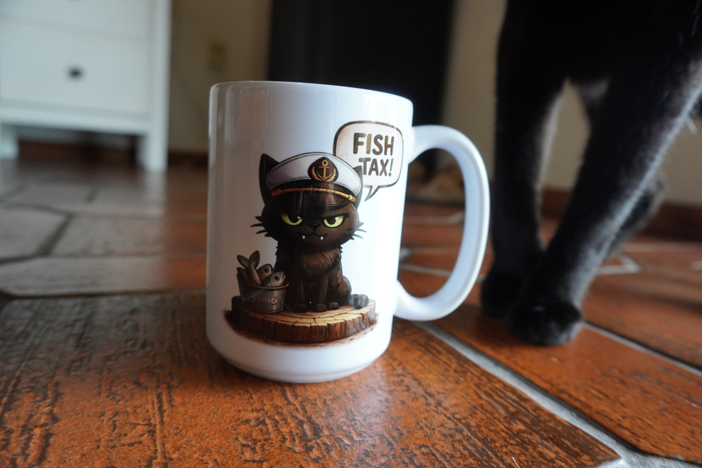 Kitty Fish Tax Mug