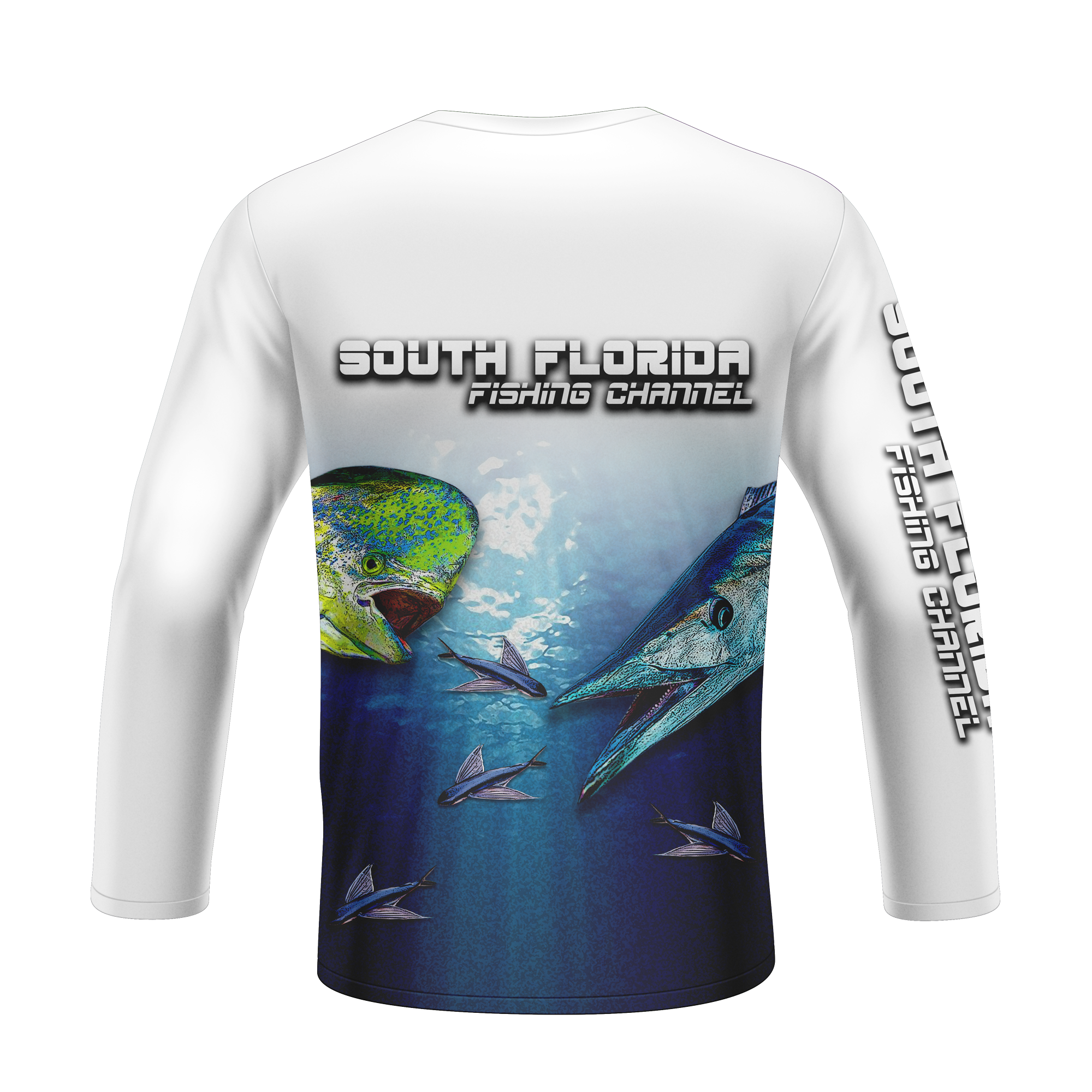 Offshore OG Performance Shirt – White Fishing Shirt for Mahi, Tuna & Offshore Trips